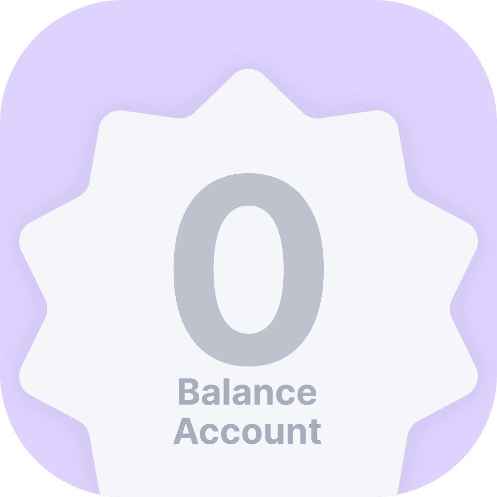 No Account Minimums